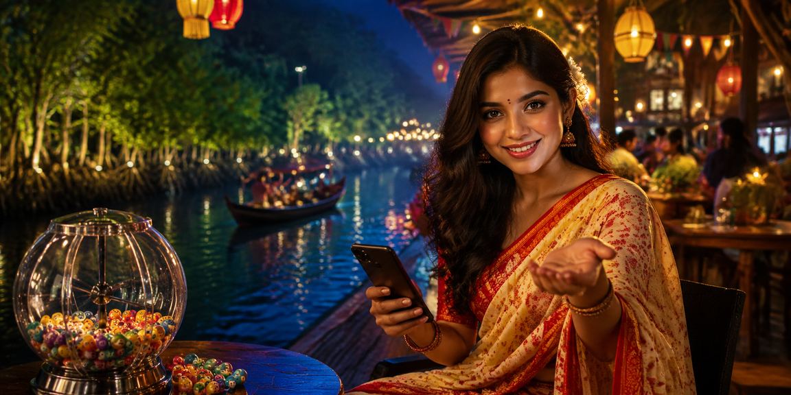 সুন্দরবনে লটারির অনুষ্ঠান ছবি
